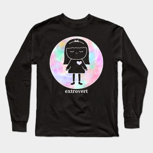 Extrovert Girl Long Sleeve T-Shirt